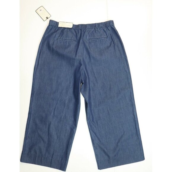 WOMEN'S DENIM CAPRI CULOTTE - DANA BUCHMAN - SIZE 8 - NEW WITH TAGS - Picture 4 of 6